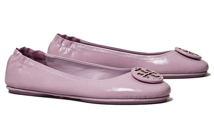 (W) TORY BURCH Minnie 'Lilac Patent Travel Ballet Flat' 圖 3