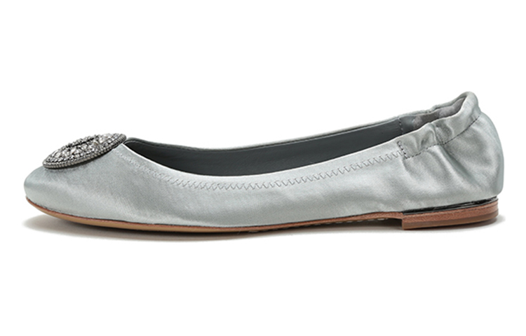 (Women) TORY BURCH Minnie Ballet Flat 'Light Blue' 78816-400