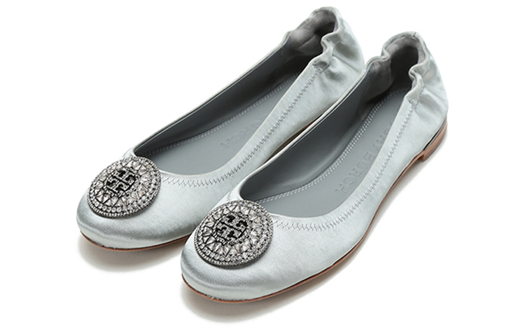 Lookbook (W) TORY BURCH Kasut Ballerina Minnie 'Biru Muda' 78816-400