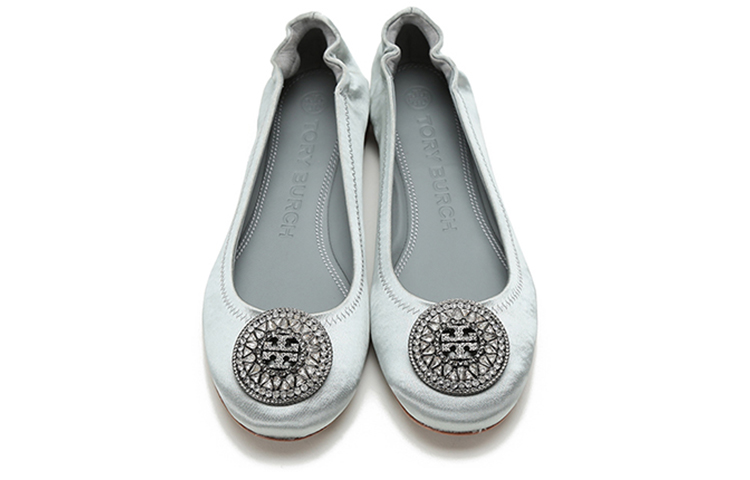 Shop (W) TORY BURCH Kasut Ballerina Minnie 'Biru Muda' 78816-400