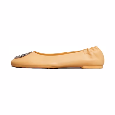 (W) TORY BURCH Minnie Cap-Toe Ballet Flat 'Yellow'