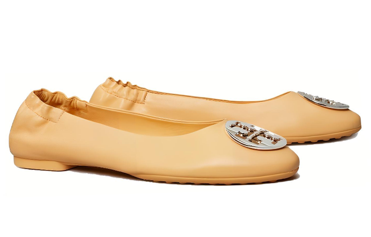 (W) TORY BURCH Minnie Cap-Toe Ballet Flat 'Yellow' 圖 4