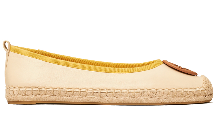 (W) TORY BURCH Minnie Leather Ballet Flats 'Cream White' 圖 2