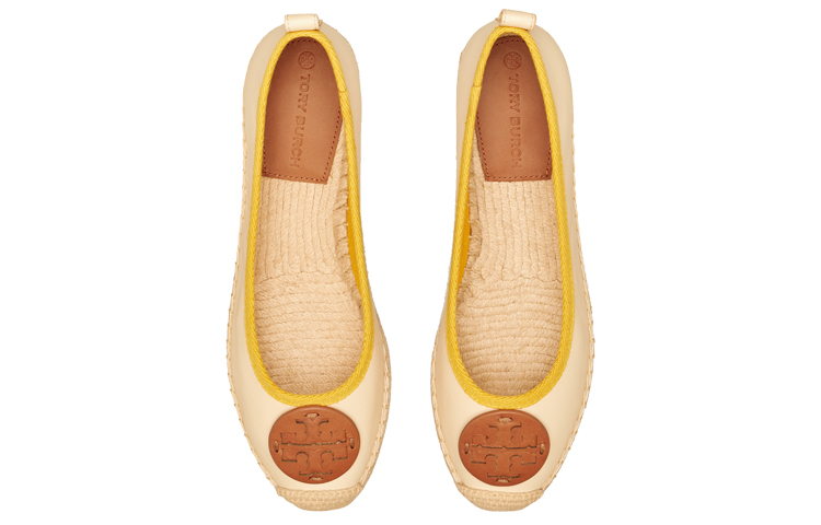 (W) TORY BURCH Minnie Leather Ballet Flats 'Cream White' 圖 4