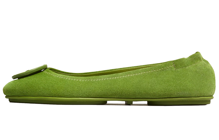 (Women) TORY BURCH Minnie Travel Ballet 'Elegant Green' 57247-300