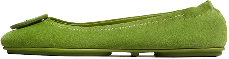 (Women) TORY BURCH Minnie Travel Ballet 'Elegant Green' 57247-300 (Women) TORY BURCH Minnie Travel Ballet 'Elegant Green' 57247-300