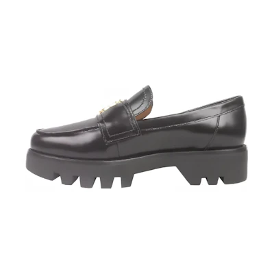 (W) TORY BURCH Minnie Travel Ballet Flat 'Black'