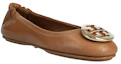 Lookbook (W) TORY BURCH Minnie Travel Ballerinas Braun Gold ''Brown'' 50393-232