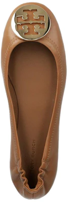 (W) TORY BURCH Minnie Travel Ballerinas Braun Gold ''Brown'' 50393-232 Shop (W) TORY BURCH Minnie Travel Ballerinas Braun Gold ''Brown'' 50393-232