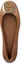 Shop (W) TORY BURCH Minnie Travel Ballerinas Braun Gold ''Brown'' 50393-232