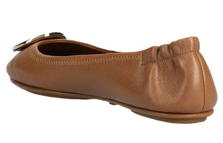 Purchase (W) TORY BURCH Minnie Travel Ballerinas Braun Gold ''Brown'' 50393-232