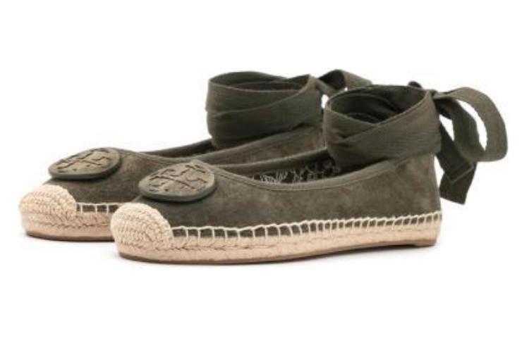 (W) TORY BURCH Minnie Velvet Flat 'Green' 圖 4