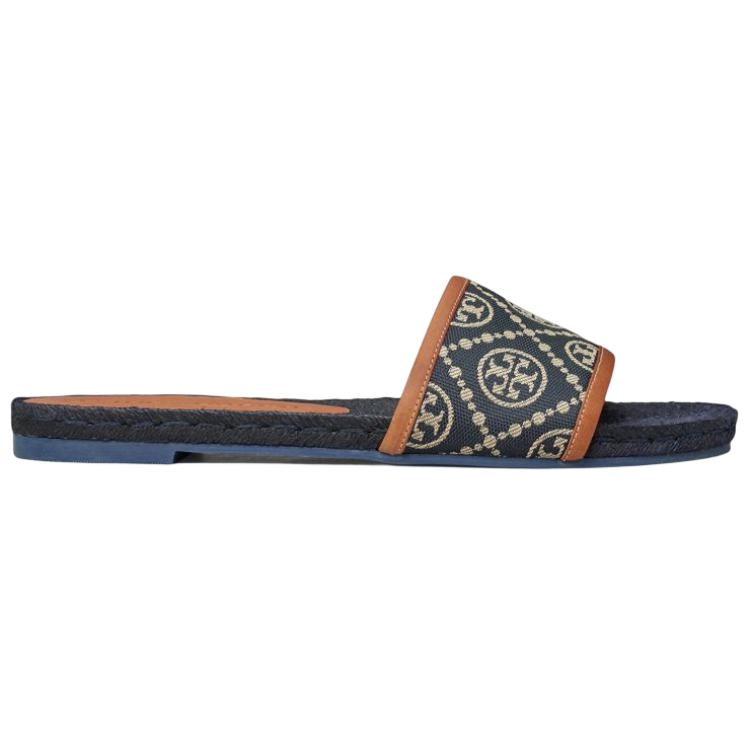 (W) TORY BURCH Monogram Slide 'Navy' 圖 2