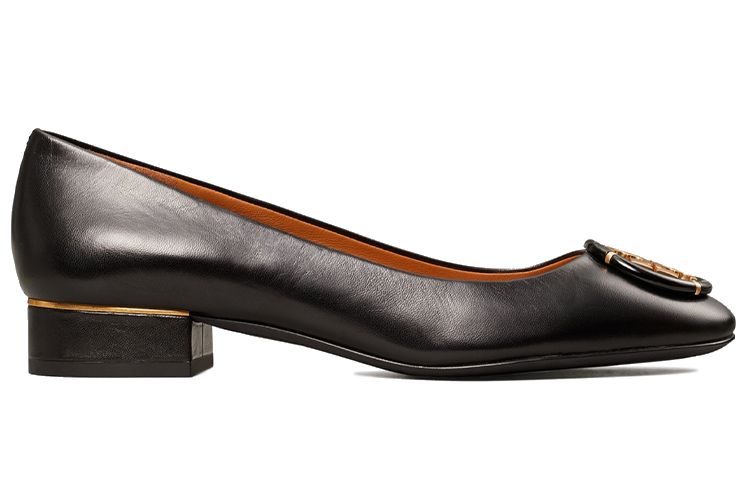 (W) TORY BURCH Multi-Logo High Heels 'Black Chunky Heel Fashion' 圖 2