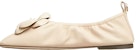 (W) TORY BURCH Kasut Balerina Kulit Nappa 'Beige' 84855-191