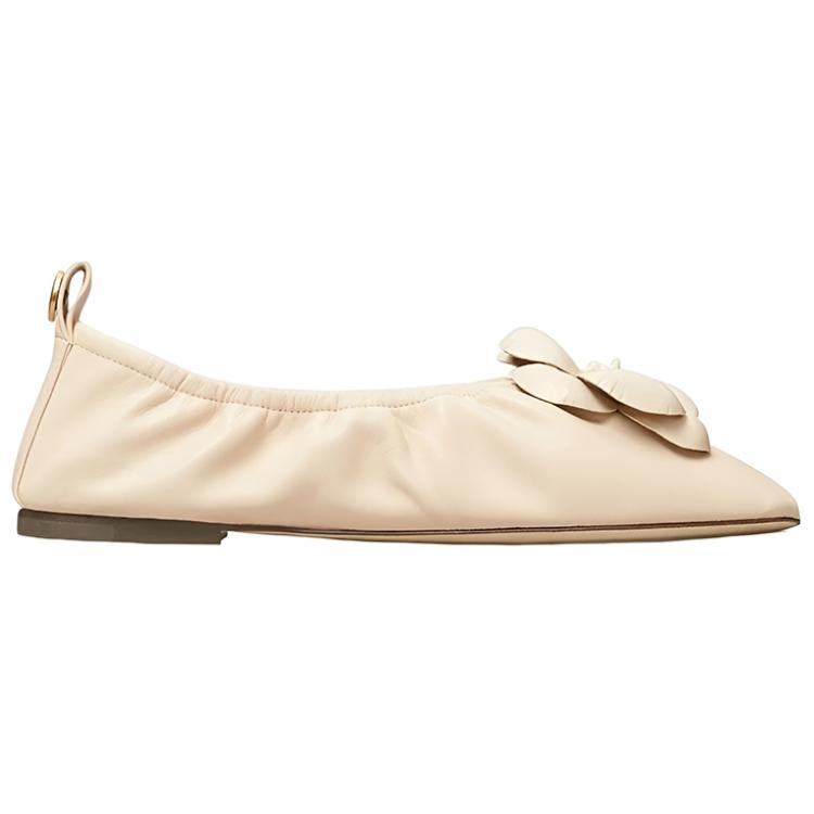 Order TORY BURCH 湯麗柏琦 納帕皮革芭蕾平底鞋 女款 米色