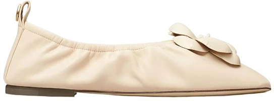 Order (Women) TORY BURCH Nappa Leather Ballet Flats 'Beige' 84855-191