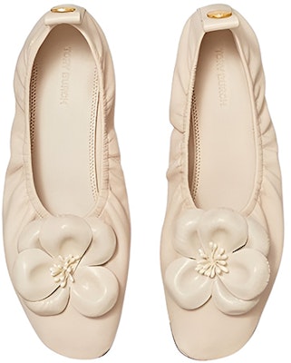 (W) TORY BURCH Kasut Balerina Kulit Nappa 'Beige' 84855-191 Lookbook (W) TORY BURCH Kasut Balerina Kulit Nappa 'Beige' 84855-191