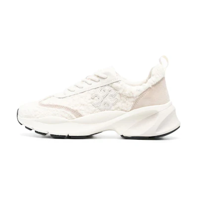 (W) TORY BURCH Nylon Low-Top Sneaker 'Good Luck White'