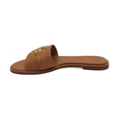 (W) TORY BURCH Open-Toe Slide 'Brown'