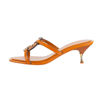 (W) TORY BURCH Open-Toe Slide Sandals 'Brown Fashion'