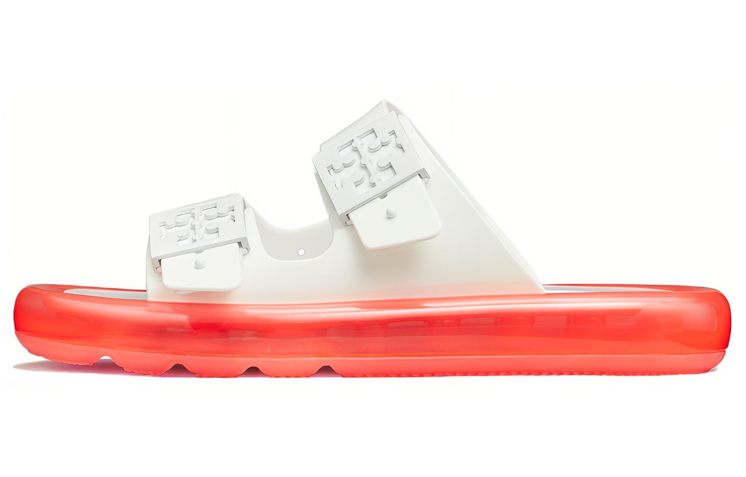 (Women) TORY BURCH Open Toe Buckle Slide 'White' 149718-650