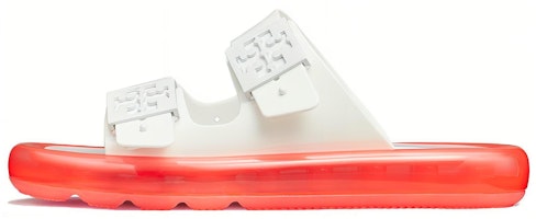 (Women) TORY BURCH Open Toe Buckle Slide 'White' 149718-650 (Women) TORY BURCH Open Toe Buckle Slide 'White' 149718-650