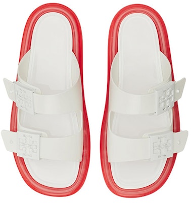 (W) TORY BURCH Selipar Hujung Terbuka Buckle 'Putih' 149718-650 Purchase (W) TORY BURCH Selipar Hujung Terbuka Buckle 'Putih' 149718-650