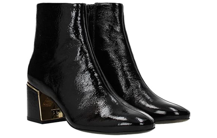 (W) TORY BURCH Patent Ankle Boots 'Black' 圖 2