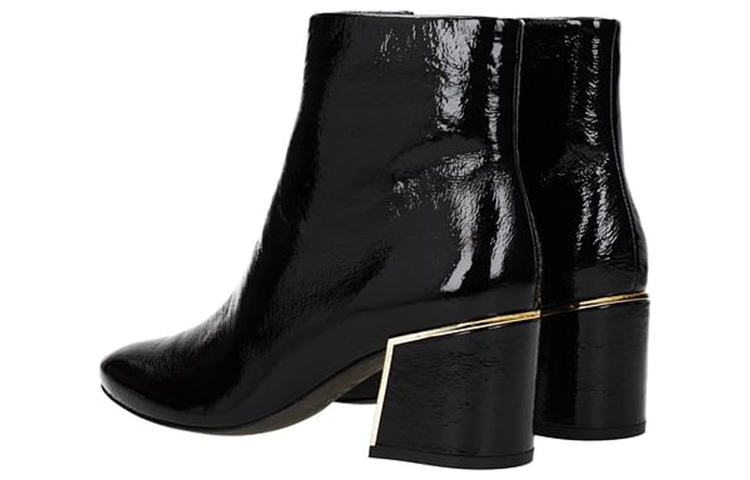 (W) TORY BURCH Patent Ankle Boots 'Black' 圖 4