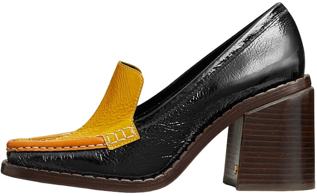 (Women) TORY BURCH Patent Block Heel Pumps 'Black Fashion' 141545-700 Buy (Women) TORY BURCH Patent Block Heel Pumps 'Black Fashion' 141545-700
