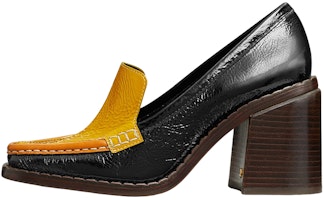 (Women) TORY BURCH Patent Block Heel Pumps 'Black Fashion' 141545-700 (Women) TORY BURCH Patent Block Heel Pumps 'Black Fashion' 141545-700