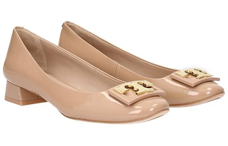 (W) TORY BURCH Patent Leather High Heels 'Beige' 圖 2