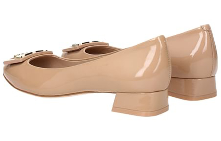 (W) TORY BURCH Patent Leather High Heels 'Beige' 圖 4