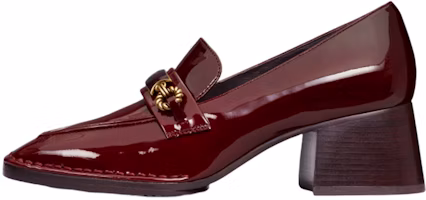 (Women) TORY BURCH Patent Leather Logo Block Heel 'Red' 144149-500 (Women) TORY BURCH Patent Leather Logo Block Heel 'Red' 144149-500