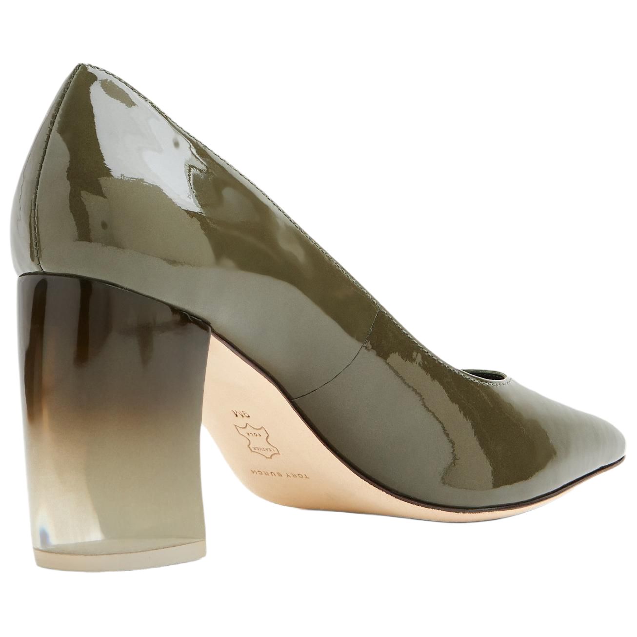 (W) TORY BURCH Patent Leather Mule 'Green Chunky Heel' 圖 4