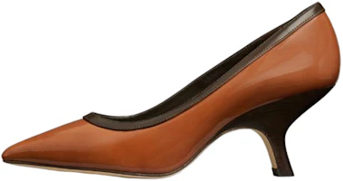 (Women) TORY BURCH Patent Leather Pointed Toe Stiletto 'Brown Fashion' 141093-201 (Women) TORY BURCH Patent Leather Pointed Toe Stiletto 'Brown Fashion' 141093-201