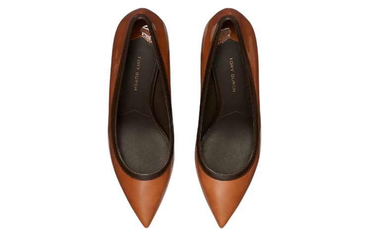 (W) TORY BURCH Patent Leather Pointed Toe Stiletto 'Brown Fashion' 圖 3