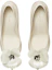 Shop (W) TORY BURCH Leren Stilettohakken ''Wit'' ''Bloem Patroon Puntige Neus'' 142995-731
