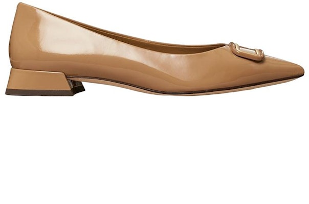 (Women) TORY BURCH Patent Point-Toe Flat 'Pink' 146639-200 Shop (Women) TORY BURCH Patent Point-Toe Flat 'Pink' 146639-200