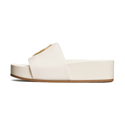 (W) TORY BURCH Patos Slide 'Ivory'