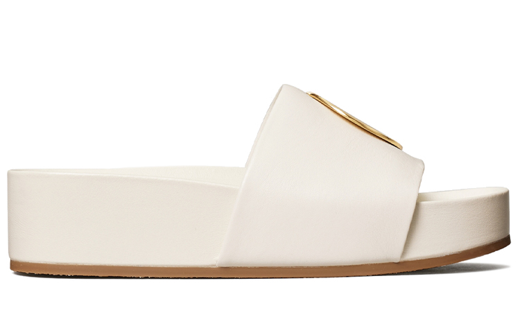 (W) TORY BURCH Patos Slide 'Ivory' 圖 2