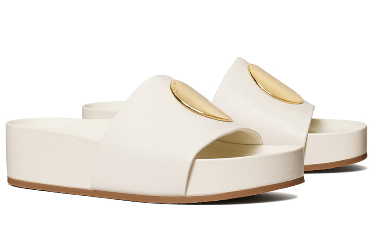 (W) TORY BURCH Patos Slide 'Ivory' 圖 3