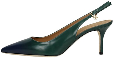 (Women) TORY BURCH Penelope Slingback Heel 'Dark Green' 57218-394 (Women) TORY BURCH Penelope Slingback Heel 'Dark Green' 57218-394