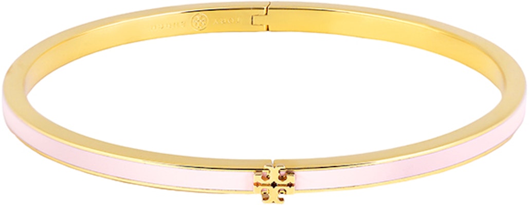 (Women) TORY BURCH Pink Enamel Crystal Logo Bracelet for Women. 152856-650 Buy (Women) TORY BURCH Pink Enamel Crystal Logo Bracelet for Women. 152856-650