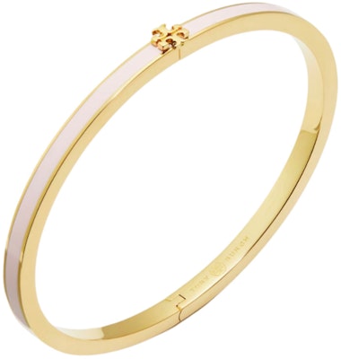 (Women) TORY BURCH Pink Enamel Crystal Logo Bracelet for Women. 152856-650 Lookbook (Women) TORY BURCH Pink Enamel Crystal Logo Bracelet for Women. 152856-650