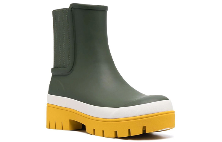 Order (W) TORY BURCH Sepatu Boot Platform Hijau untuk Pergelangan Kaki 83856-300