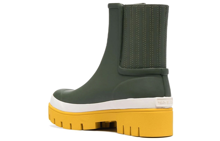 Lookbook (W) TORY BURCH Sepatu Boot Platform Hijau untuk Pergelangan Kaki 83856-300