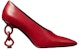 (W) TORY BURCH Kasut Tumit Runcing 'Tumit Pelik Merah' 143032-960