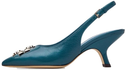 (W) TORY BURCH 尖头扣带细高跟鞋 '蓝色' 149605-499 Buy (W) TORY BURCH 尖头扣带细高跟鞋 '蓝色' 149605-499